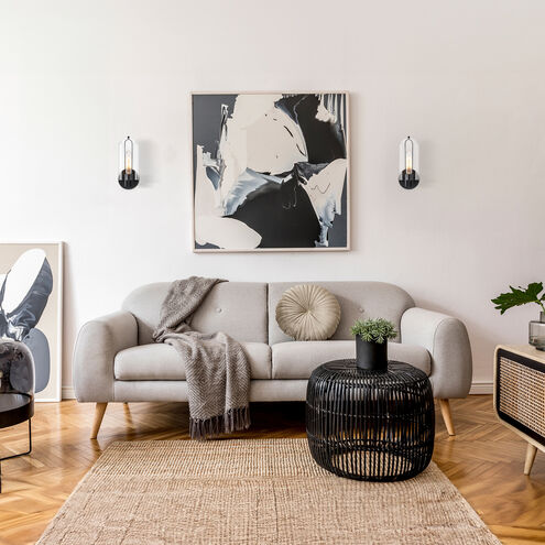 Skylar 1 Light 5.25 inch Matte Black Wall Sconce Wall Light